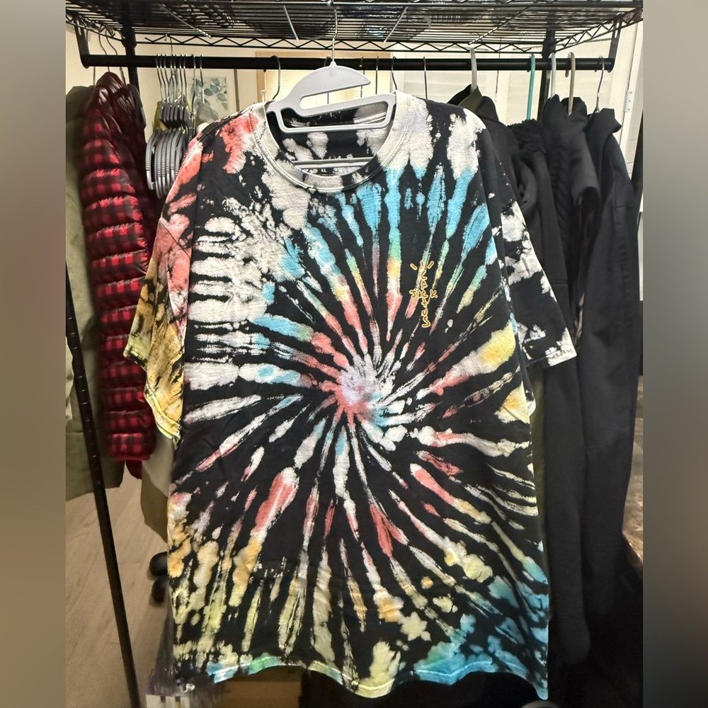 Travis Scott/Cactus Jack Astroworld “Highest in the room” Tie dye tshirt- Sz XL